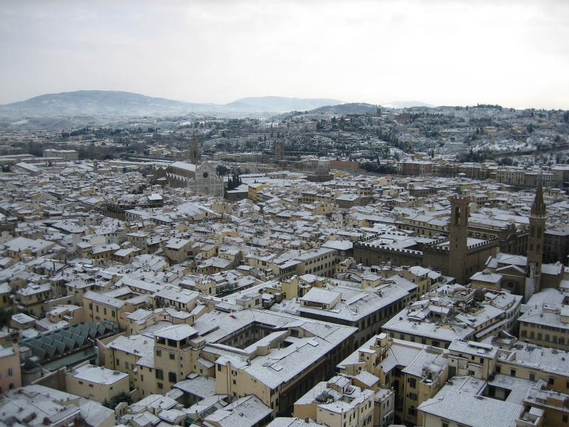 Immagine di Firenze innevata